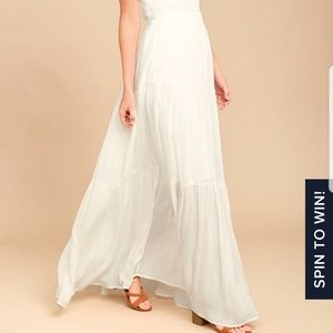 💋💋💋Lulus Golden Yellow Maxi Dress